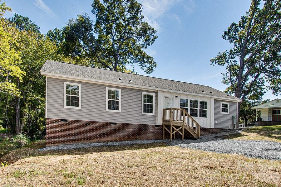 Exterior details and patio area of a home in , Asheboro (Image 2). Exterior details and patio area of a home in , Asheboro (Image 2).