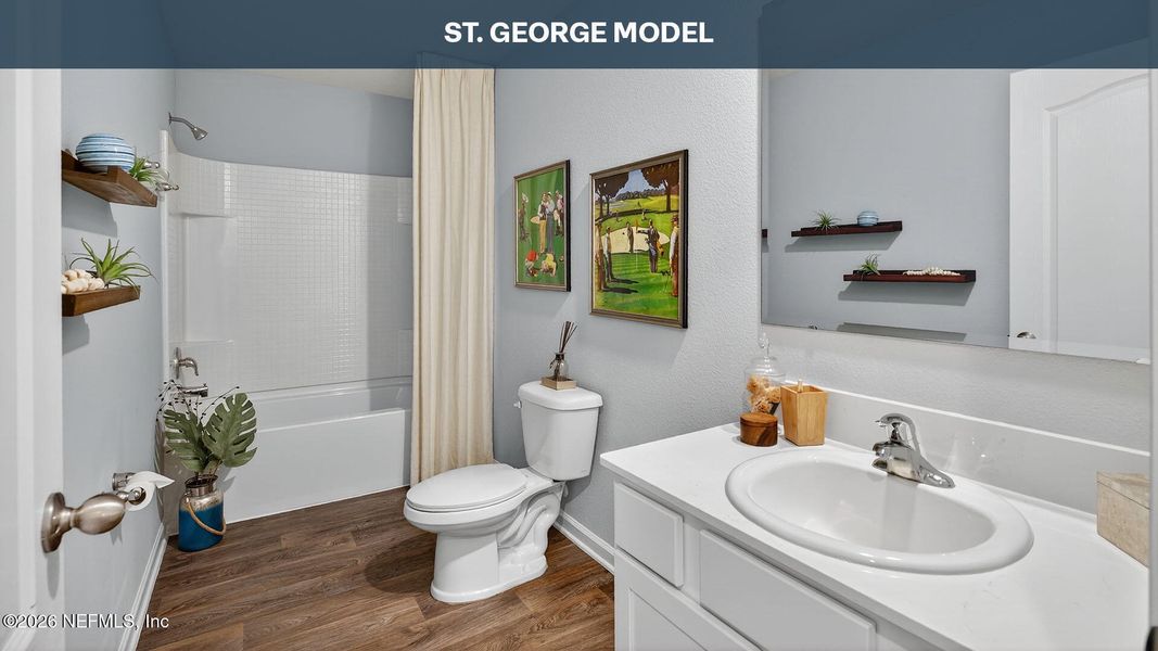 Furnished interior view inside a new home in Grand Reserve, Bunnell (Image 11).