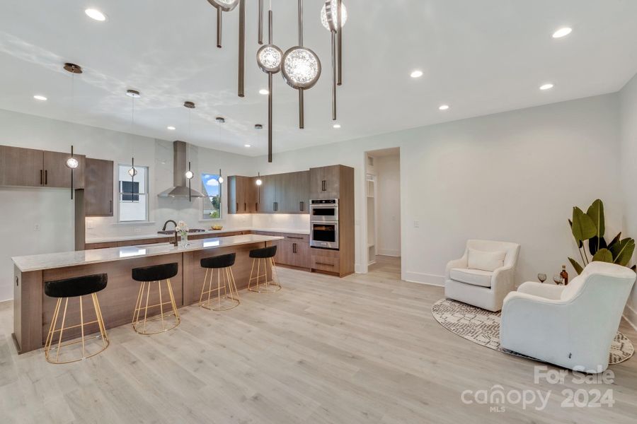 Furnished interior view inside a new home in , Charlotte (Image 23).
