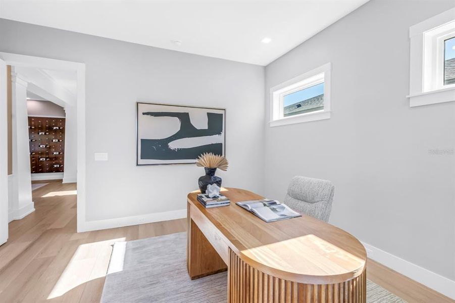 Furnished interior view inside a new home in , St. Petersburg (Image 14).