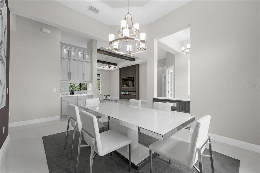 Furnished interior view inside a new home in , Sarasota (Image 55). Furnished interior view inside a new home in , Sarasota (Image 55).