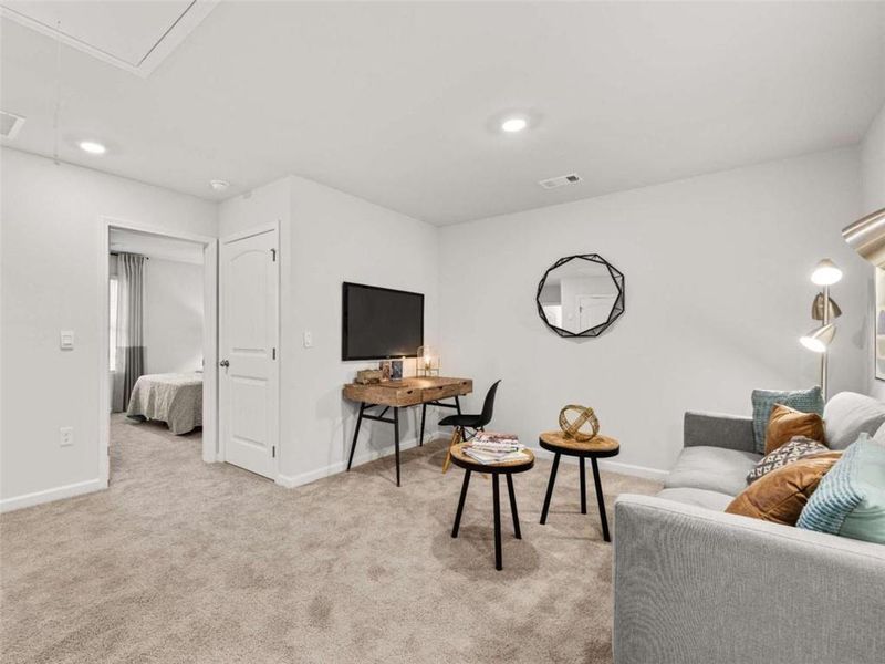 Furnished interior view inside a new home in Rosewood Farms, Acworth (Image 31).