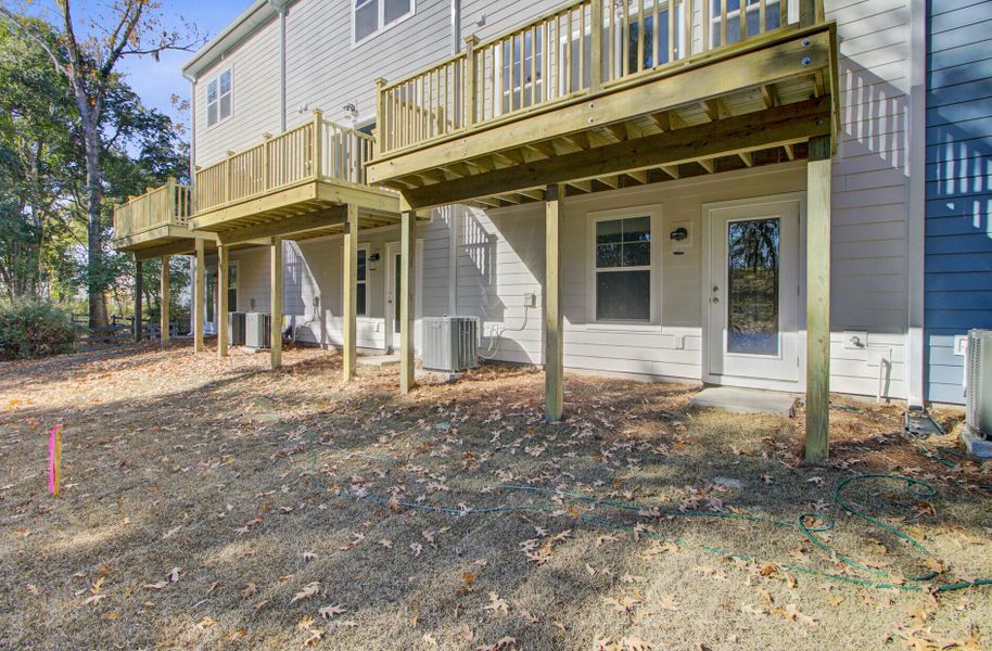 Exterior details and patio area of a home in , Johns Island (Image 3). Exterior details and patio area of a home in , Johns Island (Image 3).