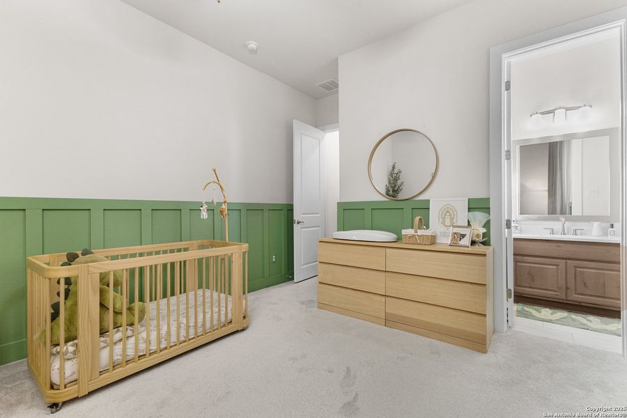 Furnished interior view inside a new home in , San Antonio (Image 35).