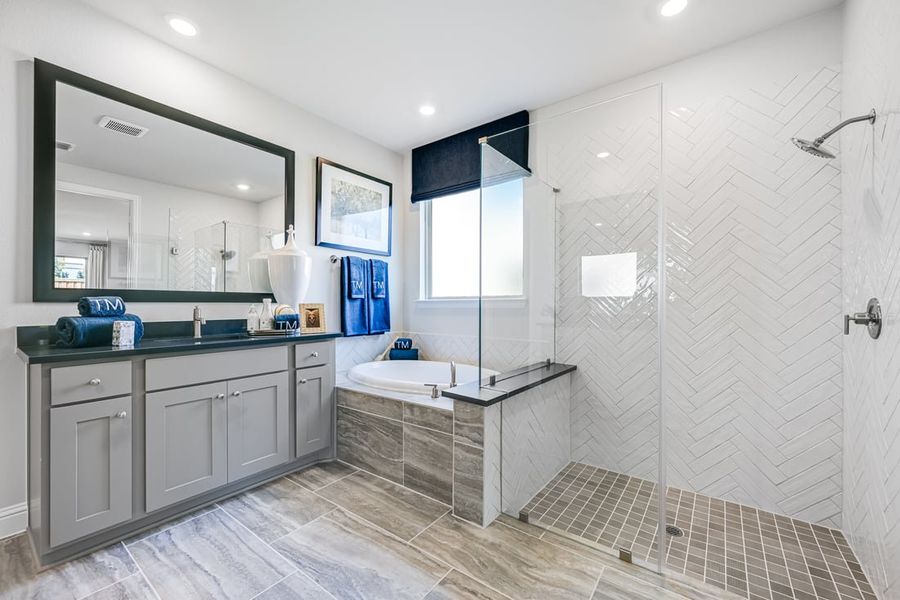 Furnished interior view inside a new home in The Ridge at Northlake, Northlake (Image 12).