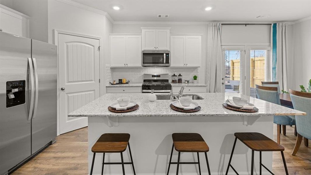 Furnished interior view inside a new home in Oconee Overlook Townhomes, Gainesville (Image 24).