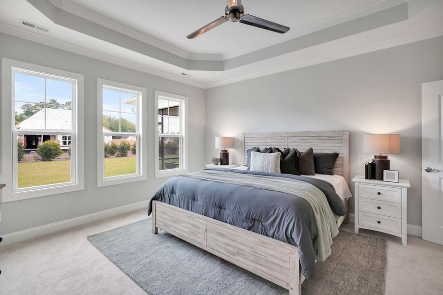 Furnished interior view inside a new home in Brunswick Forest, Leland (Image 13). Furnished interior view inside a new home in Brunswick Forest, Leland (Image 13).