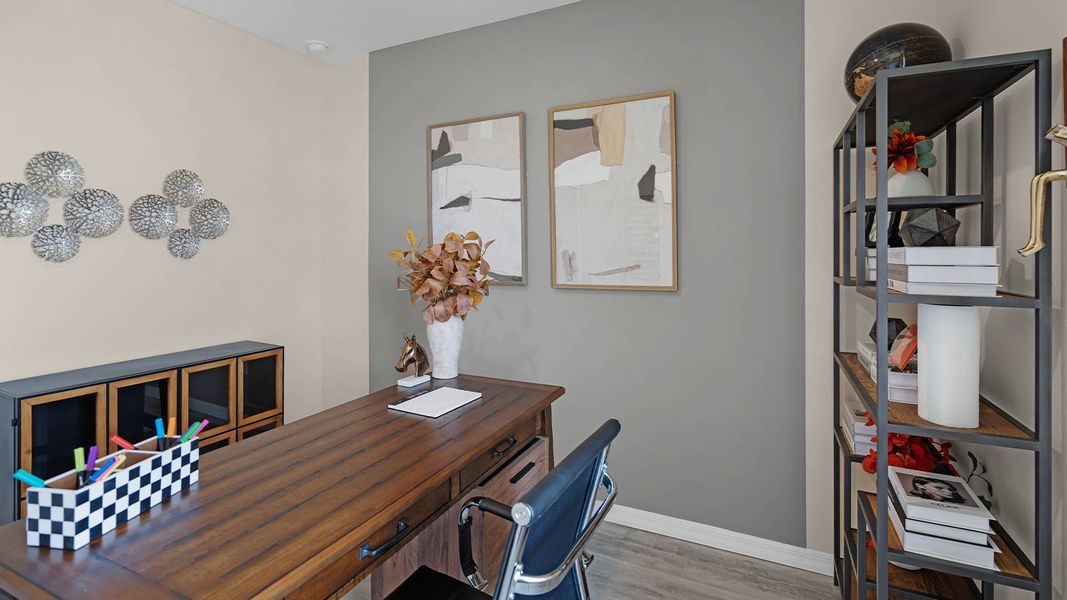 Furnished interior view inside a new home in Harmony at Lake Eloise, Winter Haven (Image 32).