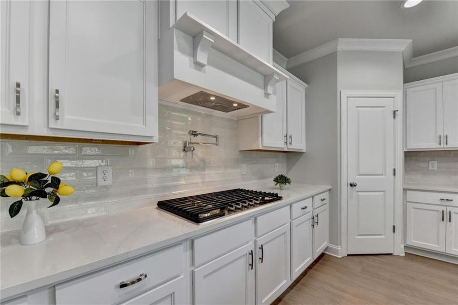Furnished interior view inside a new home in , Suwanee (Image 7).