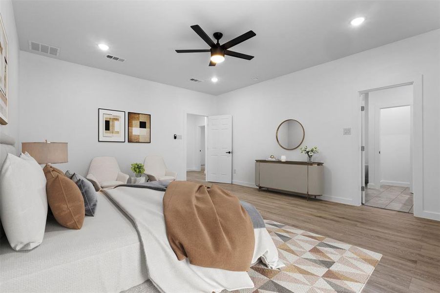 Furnished interior view inside a new home in , Dallas (Image 7). Furnished interior view inside a new home in , Dallas (Image 7).