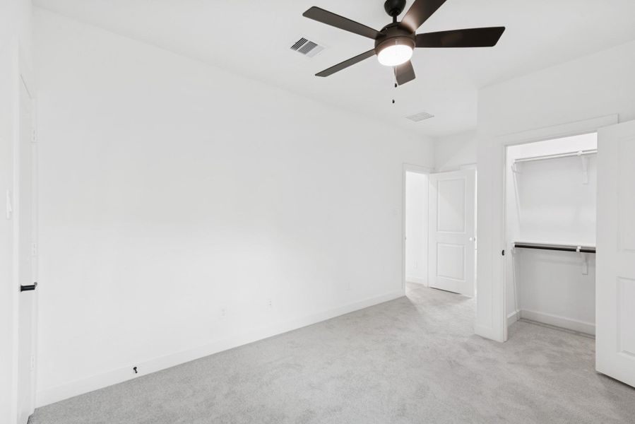 walk in closet at 2ndary bedroom