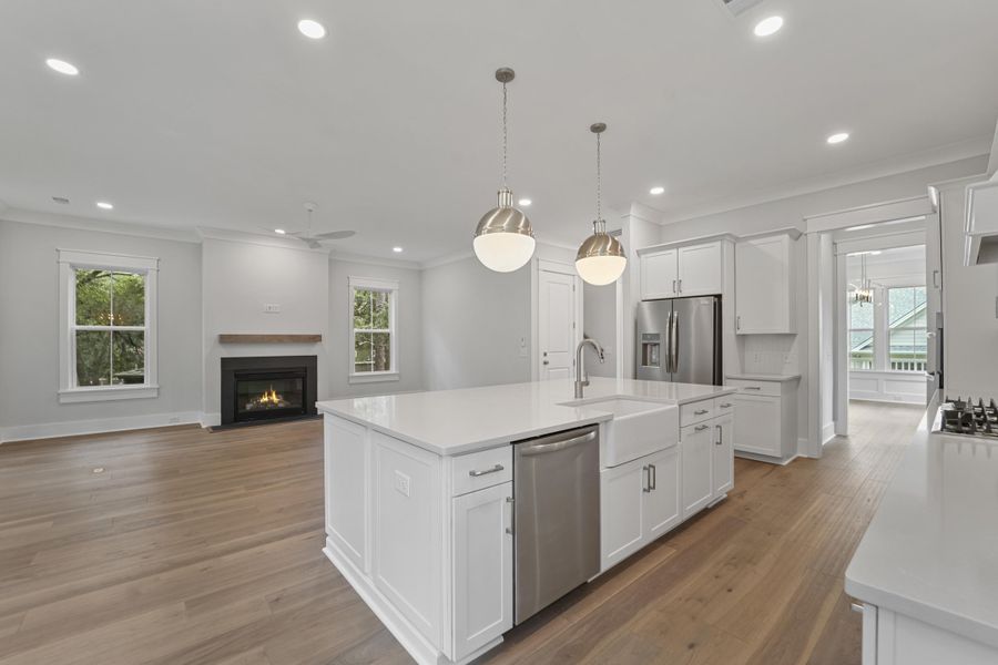 Furnished interior view inside a new home in , Johns Island (Image 9).