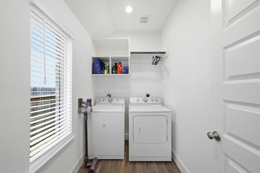 Furnished interior view inside a new home in Artavia, Conroe (Image 17).