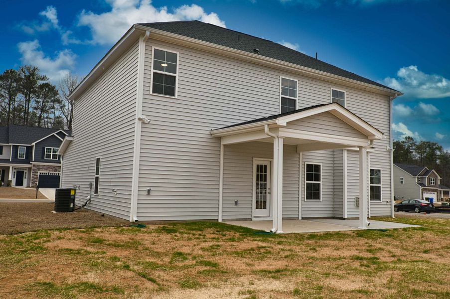 Covered Porch with Patio Option