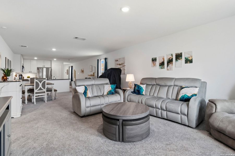 Furnished interior view inside a new home in Knox Ridge, Converse (Image 6).