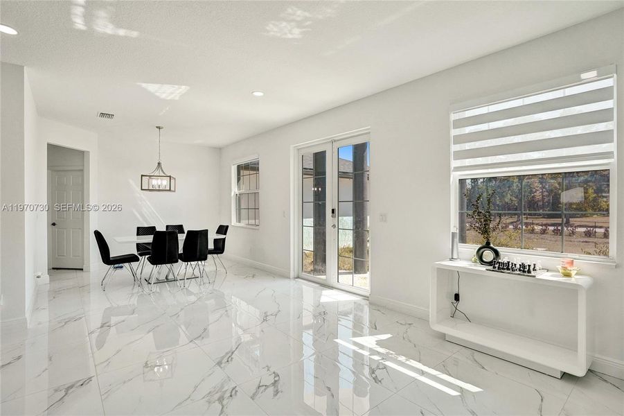 Furnished interior view inside a new home in , Loxahatchee (Image 62).