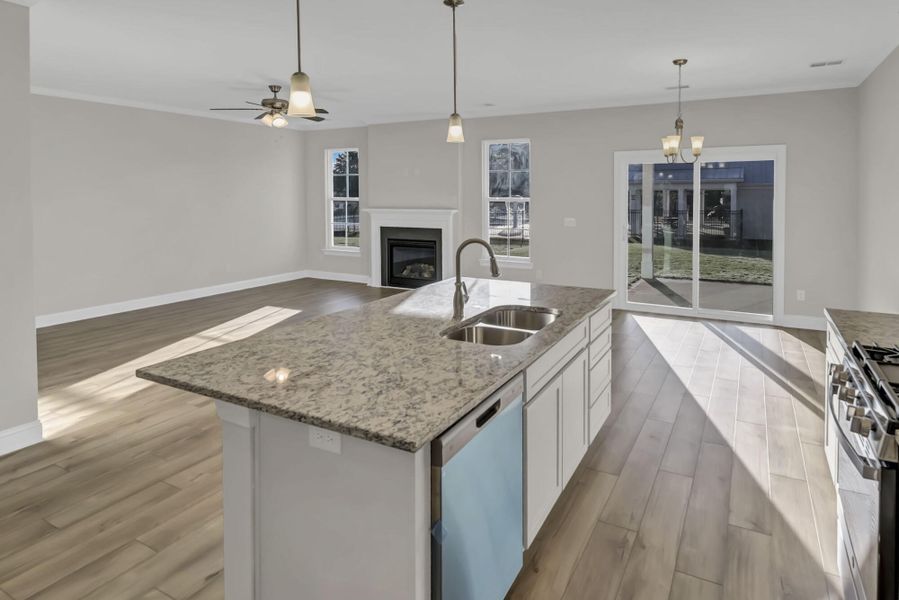 Furnished interior view inside a new home in Ashton Lakes, Lexington (Image 9).