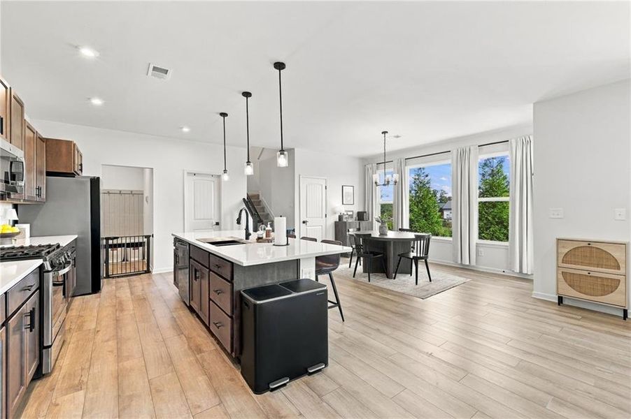 Furnished interior view inside a new home in Sweetbay Farm, Lawrenceville (Image 45).