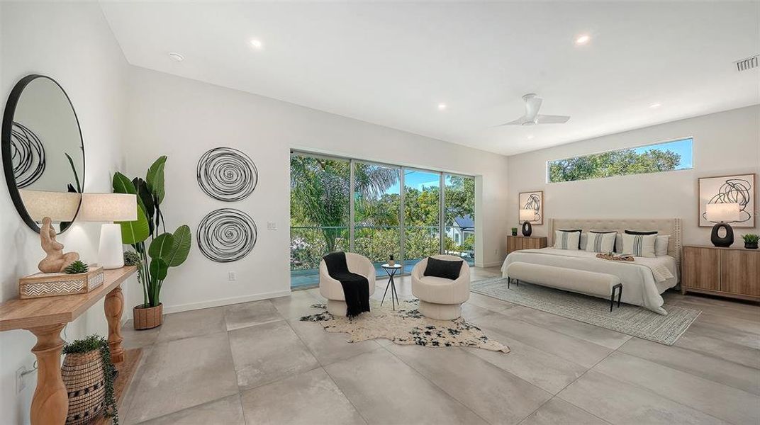Furnished interior view inside a new home in , Sarasota (Image 51).