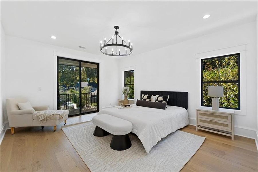 Furnished interior view inside a new home in , Decatur (Image 20).