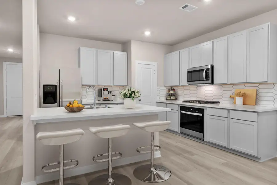 Furnished interior view inside a new home in Westridge Cove 50', Conroe (Image 5).