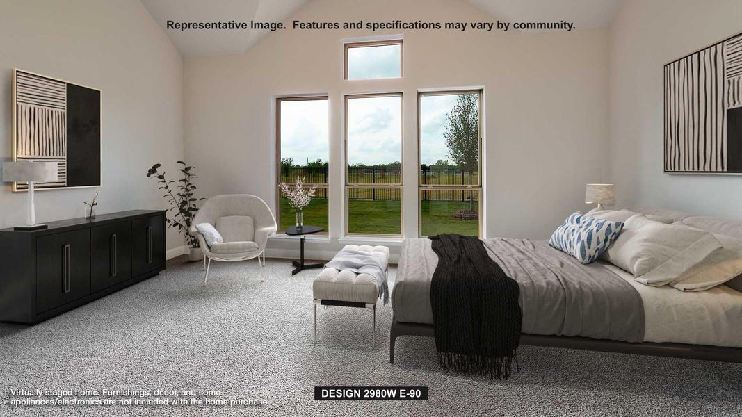 Furnished interior view inside a new home in Riceland, Mont Belvieu (Image 6).