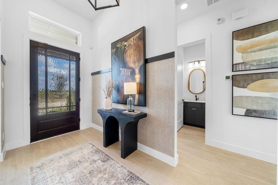 Furnished interior view inside a new home in Attwater, Waller (Image 10).