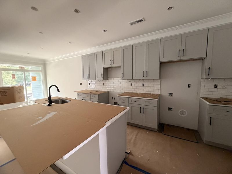 In-progress construction of a new home in Harrisburg Village Townhomes, Harrisburg, NC (Image 6). In-progress construction of a new home in Harrisburg Village Townhomes, Harrisburg, NC (Image 6).
