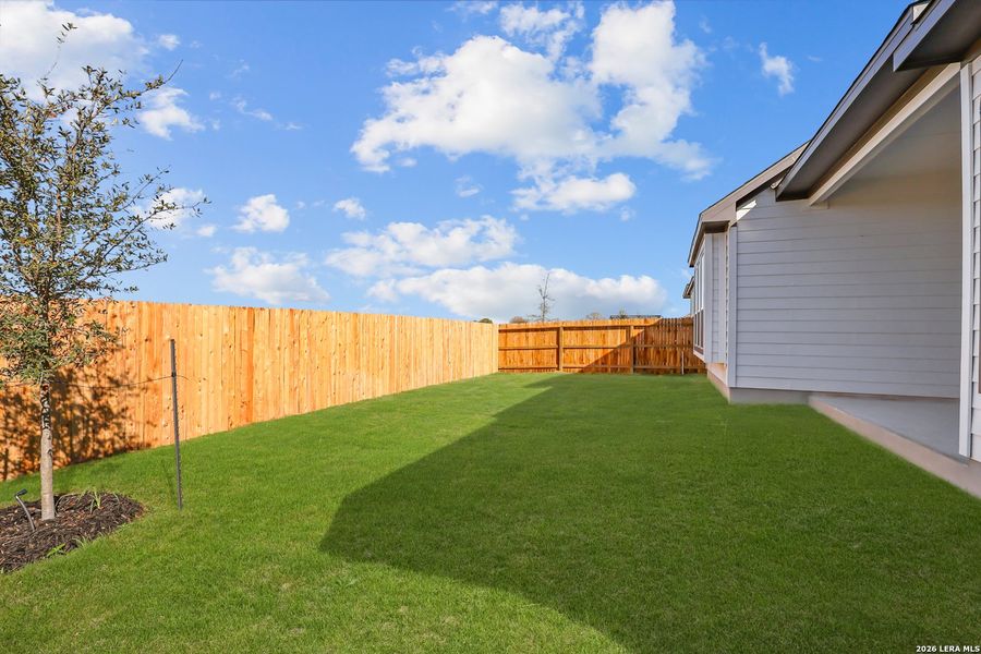 Exterior details and patio area of a home in Megan's Landing, Castroville (Image 25).