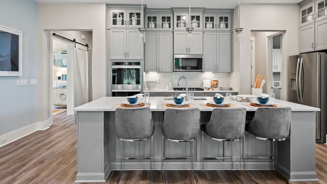 Representative furnished interior of a home built from the The Enthusiast by DRB Elevate. in Brook Run, Fort Mill (Image 9).