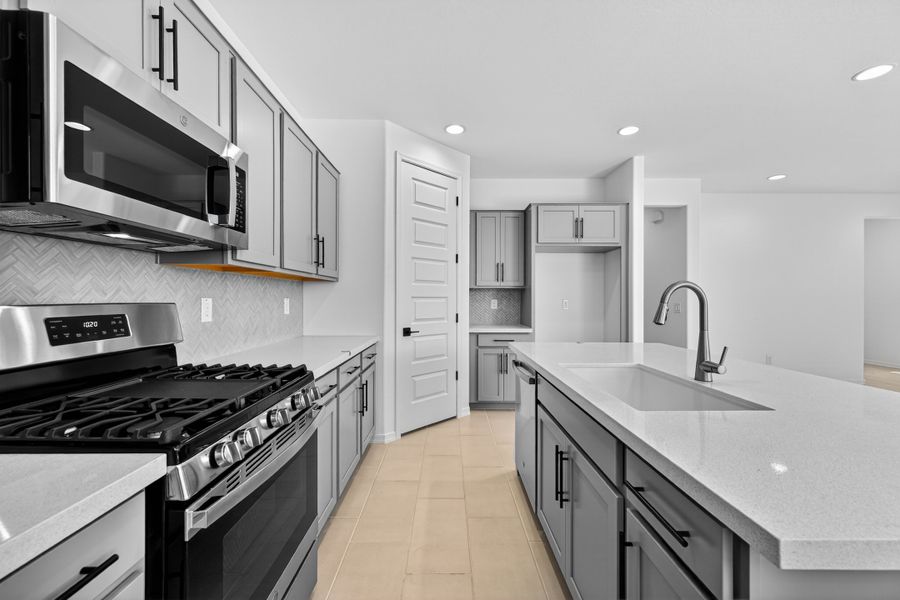 Furnished interior view inside a new home in Artisan at Asante, Surprise (Image 10).