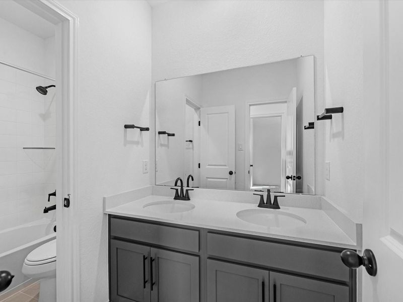 Furnished interior view inside a new home in Emory Glen, Magnolia (Image 12).