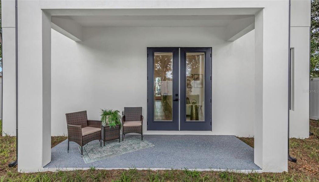 Exterior details and patio area of a home in , St. Petersburg (Image 32). Exterior details and patio area of a home in , St. Petersburg (Image 32).