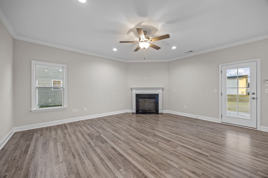 Spacious, unfurnished interior of a new home in Arbor Hills South II, Greenville (Image 17). Spacious, unfurnished interior of a new home in Arbor Hills South II, Greenville (Image 17).