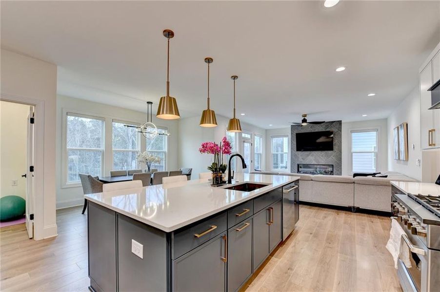 Furnished interior view inside a new home in , Woodstock (Image 36).