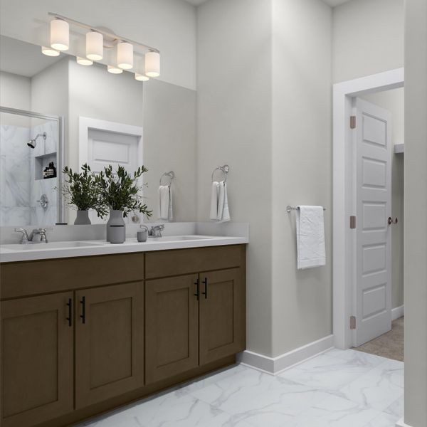 Furnished interior view inside a new home in Park Central, Georgetown (Image 11).