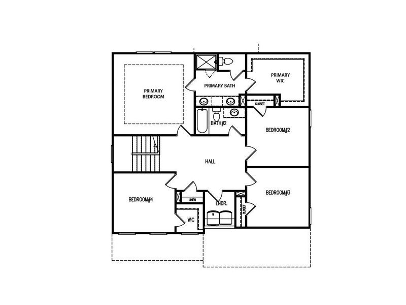 2D floor plan layout for the The Windhurst by My Home Communities in Sutton's Landing, Winder, GA (Image 7). 2D floor plan layout for the The Windhurst by My Home Communities in Sutton's Landing, Winder, GA (Image 7).