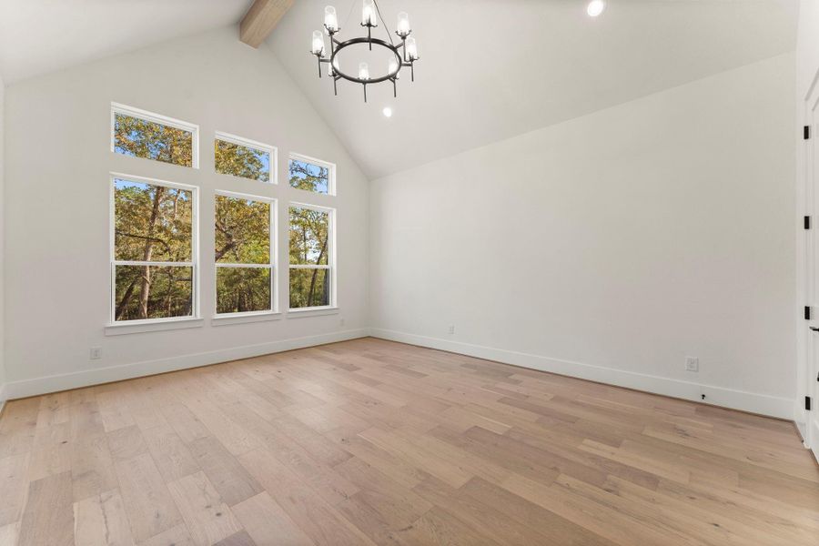 Spacious, unfurnished interior of a new home in Homestead Hill, New Waverly (Image 21).