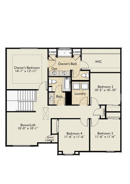 2D floor plan layout of this home in Holly Ridge, Greenville, SC (Image 3). 2D floor plan layout of this home in Holly Ridge, Greenville, SC (Image 3).