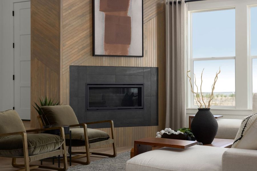 Fireplace at great room