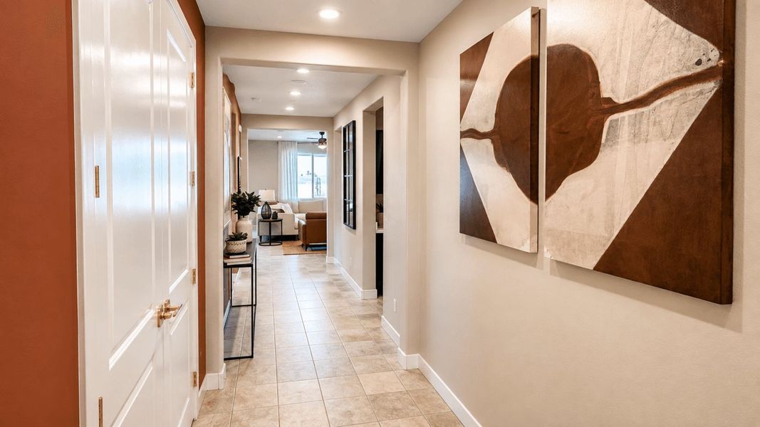 Representative furnished interior of a home built from the Flagstaff by William Ryan Homes in Alta Vida at Westpark, Buckeye (Image 4).