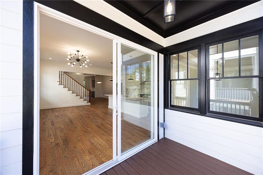 Furnished interior view inside a new home in , Atlanta (Image 3).