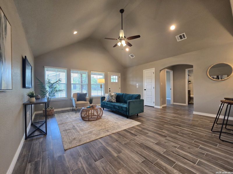 Furnished interior view inside a new home in , Canyon Lake (Image 15).