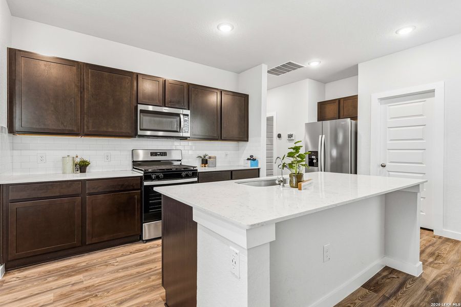 Furnished interior view inside a new home in , San Antonio (Image 13).