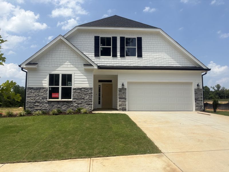 Front exterior of a new home in Tillery Park, Grovetown, GA, highlighting curb appeal (Image 1). Front exterior of a new home in Tillery Park, Grovetown, GA, highlighting curb appeal (Image 1).