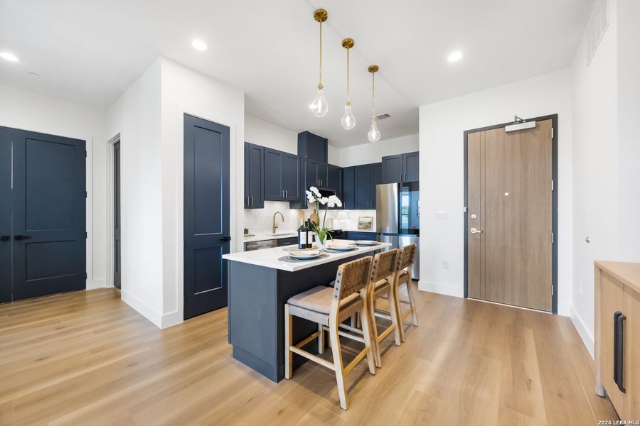 Furnished interior view inside a new home in , San Antonio (Image 16).