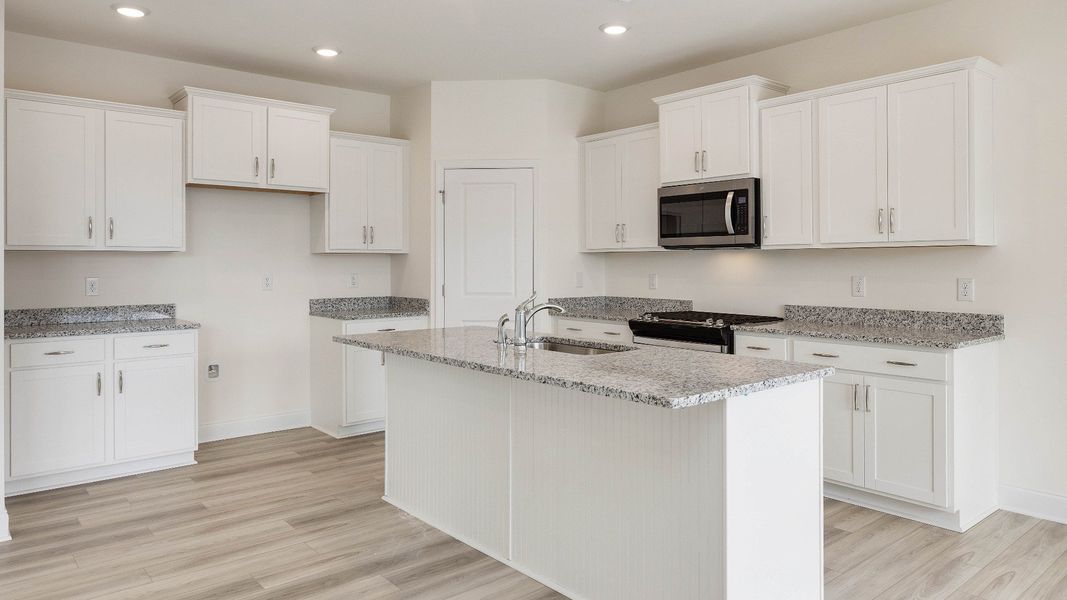Furnished interior view inside a new home in The Grove at Neill's Pointe, Angier (Image 10).