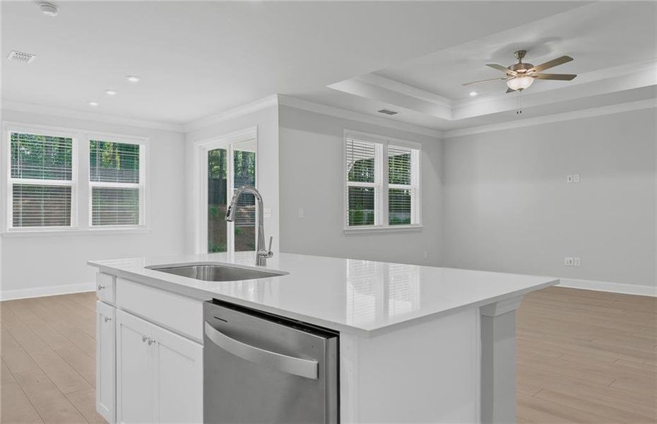 Furnished interior view inside a new home in Sun City Peachtree, Griffin (Image 5).