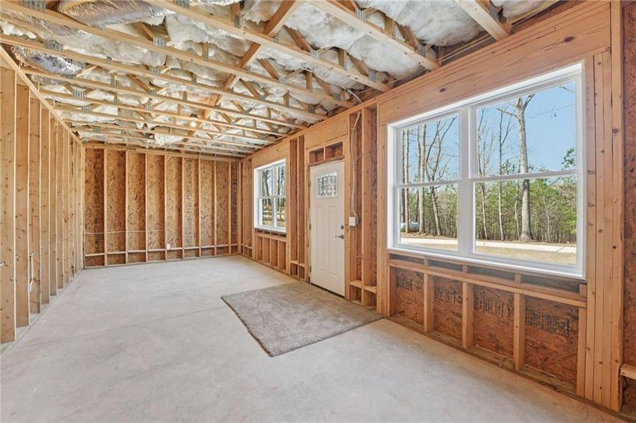 In-progress construction of a new home in , Canton, GA (Image 80).