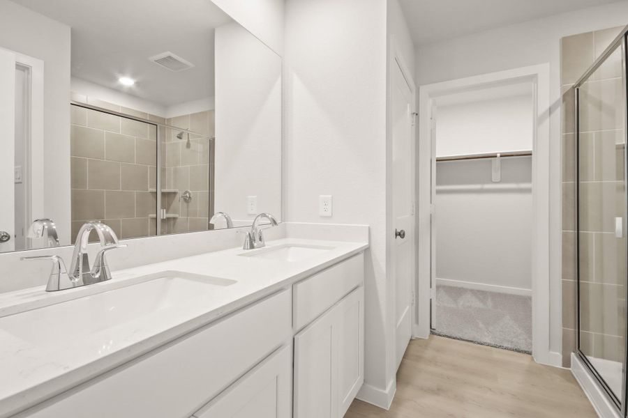 Furnished interior view inside a new home in Northpark South, Porter (Image 9). Furnished interior view inside a new home in Northpark South, Porter (Image 9).